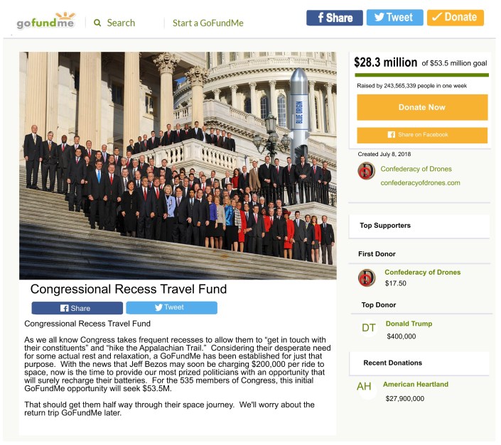 Congressmen gofundme lr